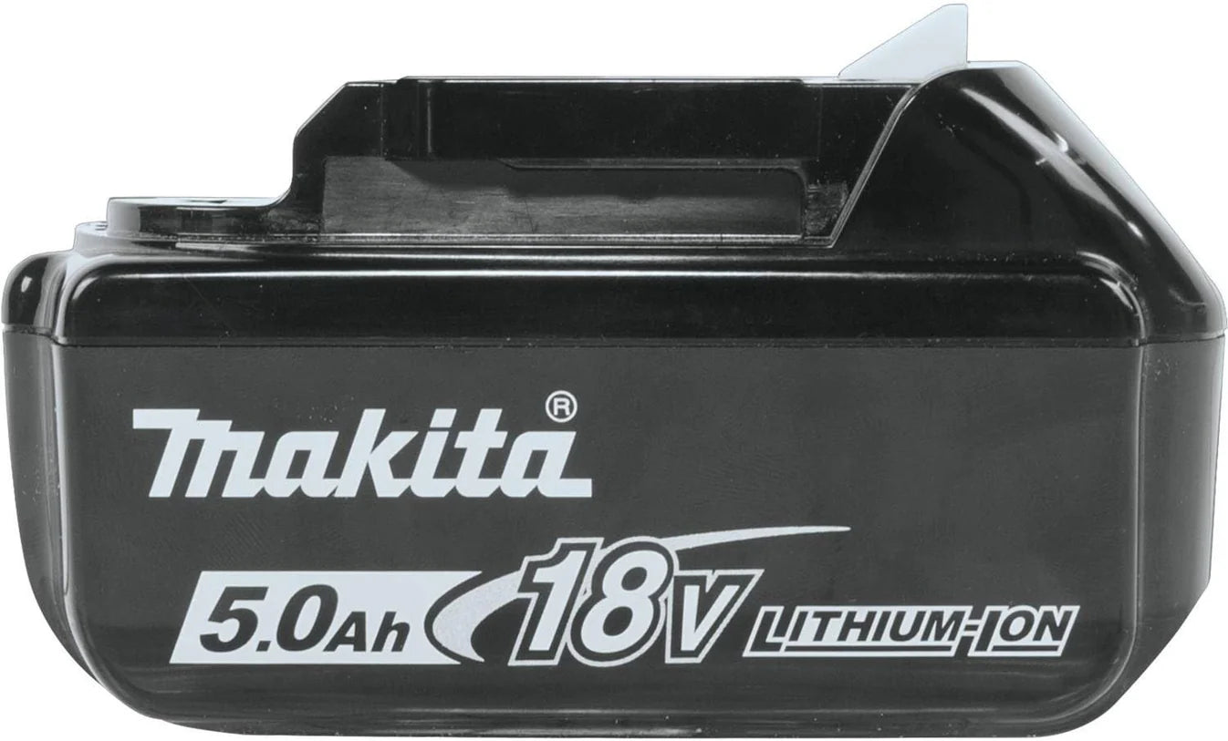 Makita 18V Power Kit – Includes 5.0Ah Battery, Rapid Charger, Type 3 Connector Case, and Custom Inlay